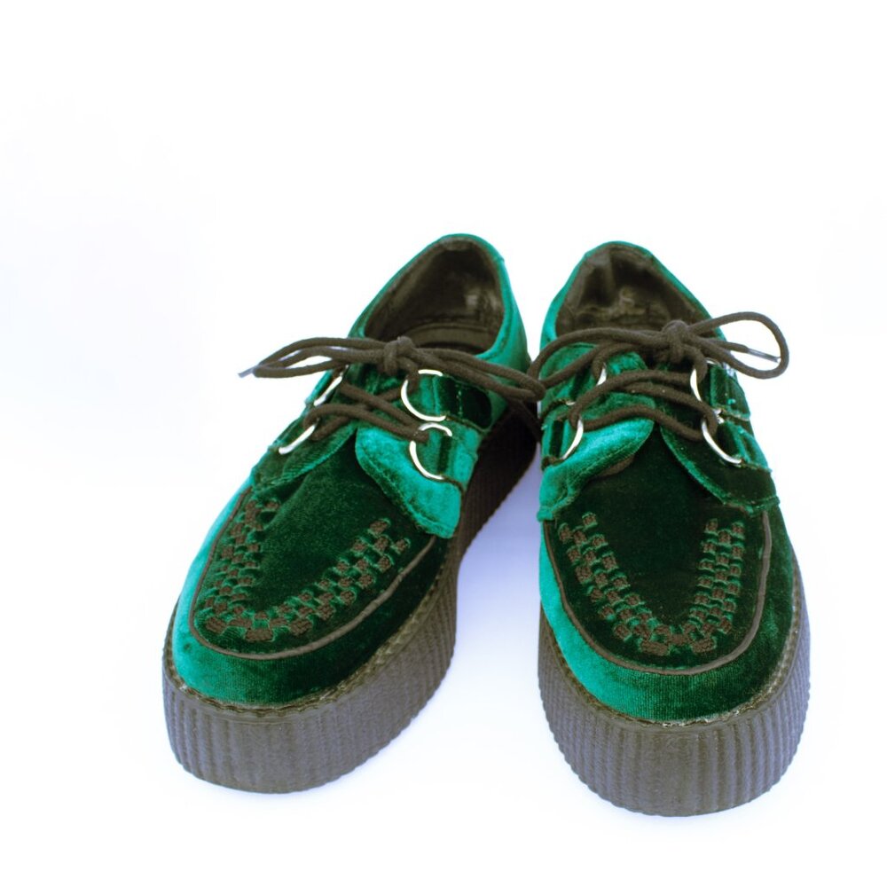 Vegan Creeper Emerald Velvet – Taille/Size 8 (runs small) - Picture 6 of 6